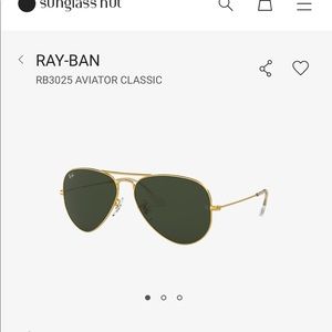 Ray-Ban green/gold aviators!!!